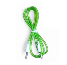 XTC 1m aux cable green