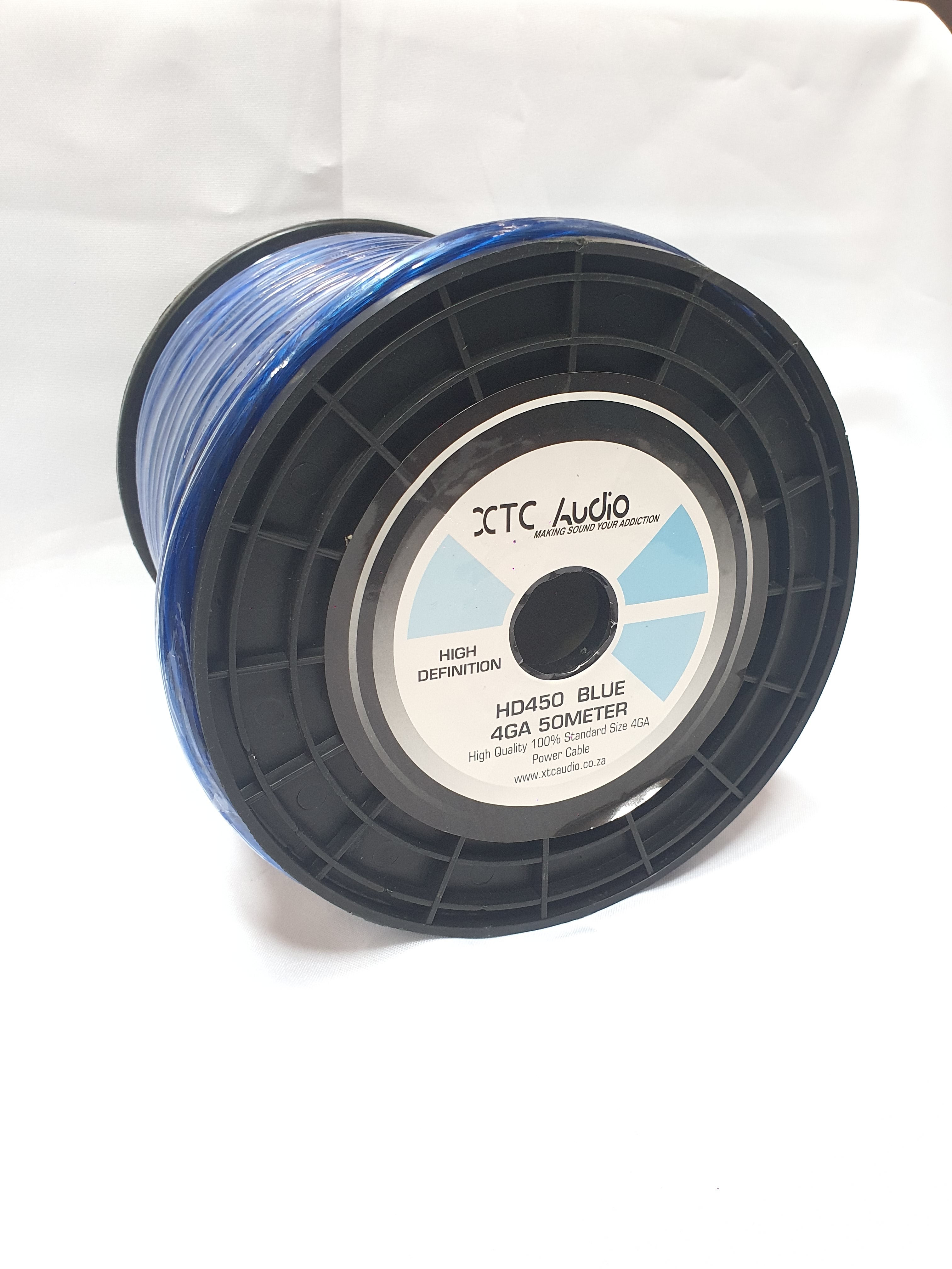 XTC HD450 4 gauge 50m roll blue