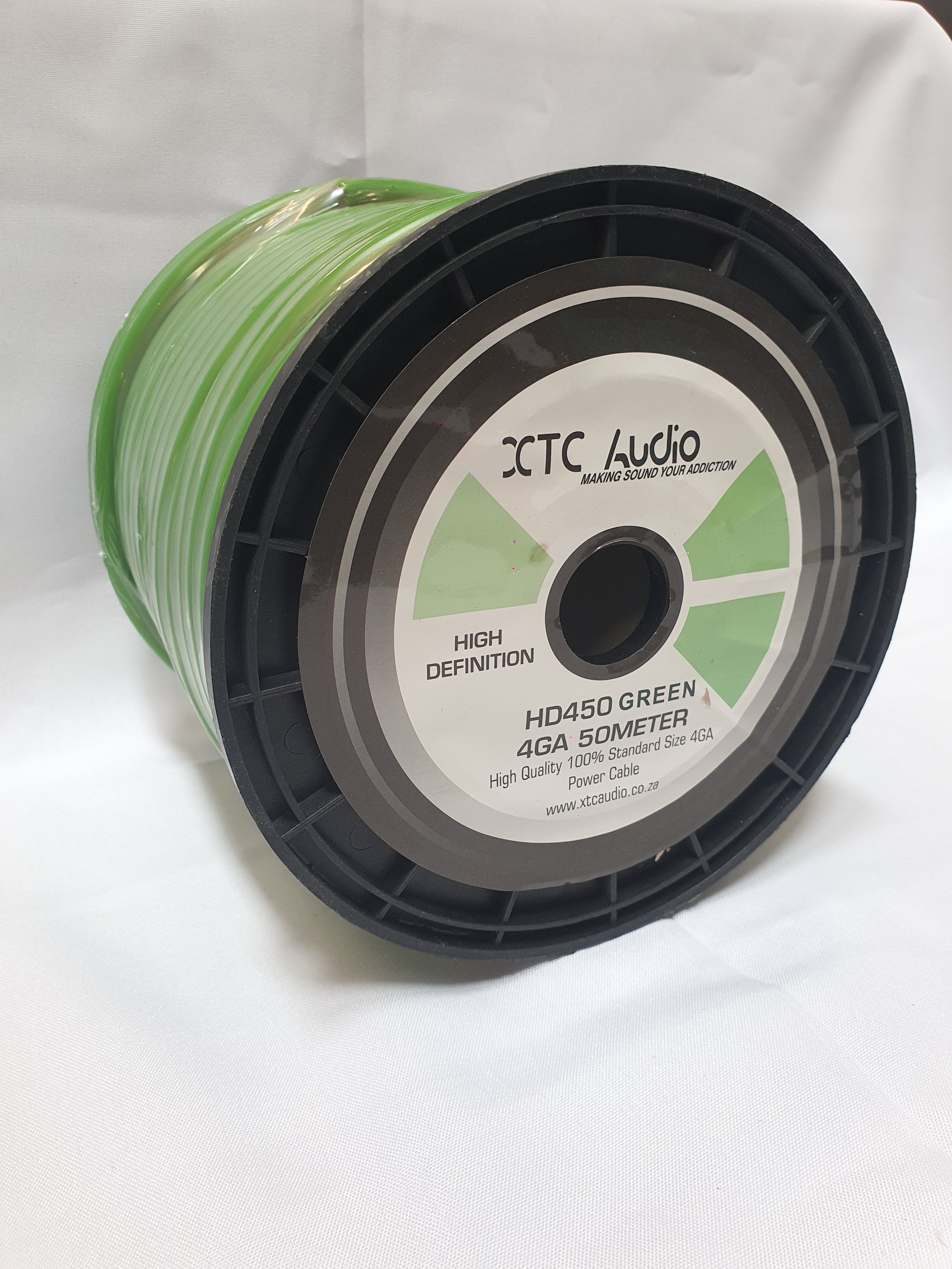XTC HD450 4 gauge 50m roll green
