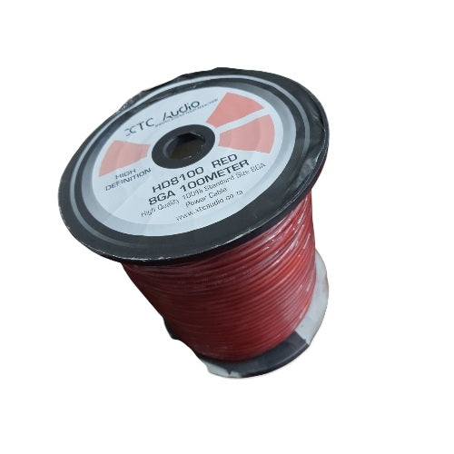 XTC HD8100 8 gauge 100m red