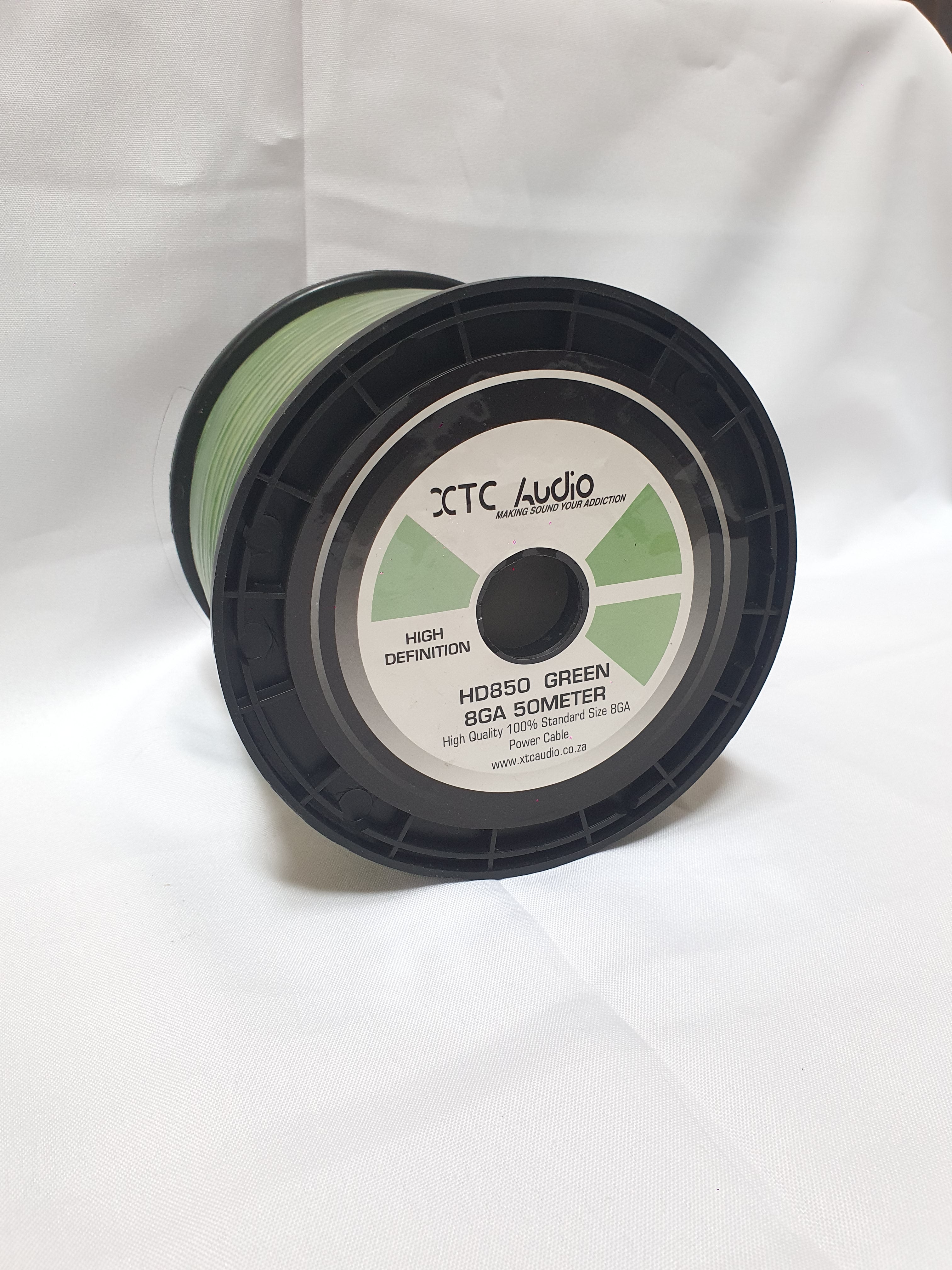 XTC HD850 8 gauge 50m roll green